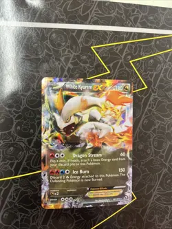 Pokemon TCG White Kyurem EX Legendary Treasures 101/113 Holo Rare - Image 1