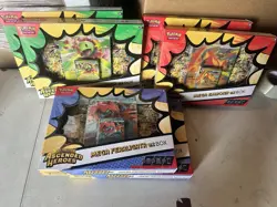 Pokemon Mega Evolution Ascended Heroes Box - Emboar, Feraligatr, Meganium X6 - Image 1