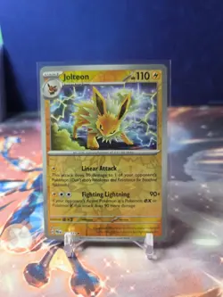 Jolteon Prismatic Evolutions 029/131 Rare Reverse Holo Pokemon TCG - Image 1