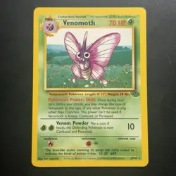 Vintage Pokemon Jungle Venomoth 29/64 Non-holo Rare Lp 1999 WotC - Image 1