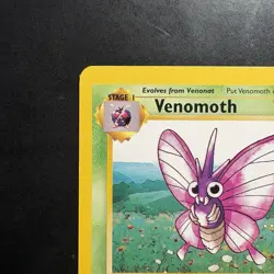 Vintage Pokemon Jungle Venomoth 29/64 Non-holo Rare Lp 1999 WotC - Image 2