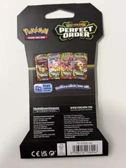 (VERY HEAVY)🔥 31.90g Pokemon Perfect Order Sleeved Booster Pack Factory Sealed✅ - Image 3