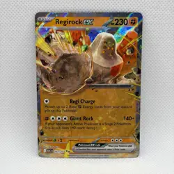 🔥Regirock ex Double Rare Pokemon TCG ME: Ascended Heroes 107/217 NM - Image 1