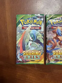 Pokemon TCG: XY- (2) Roaring Skies Booster Packs- NEW/FACTORY SEALED - Image 2