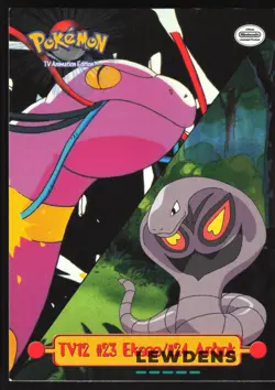 Ekans / Arbok - TV12 - Pokemon Topps Series 1 Puzzle Bottom Middle - TV - US - Image 1