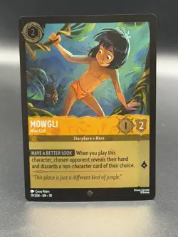 Disney Lorcana: Whispers in the Well ~ Mowgli - Man Cub (Super Rare) FOIL - Image 1