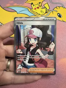 Hilda 164/086 Full Art Ultra Rare White Flare Pokemon TCG Trainer Card - Image 1