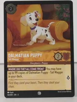 Dalmation Puppy - Tail Wagger - Into the Inklands - 4d/204 - singles - Lorcana - Image 2
