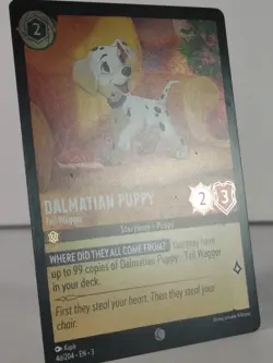 Dalmation Puppy - Tail Wagger - Into the Inklands - 4d/204 - singles - Lorcana - Image 3