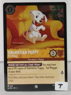 Dalmation Puppy - Tail Wagger - FOIL - Into the Inklands - LORCANA 4a/204 U Pick - Image 2