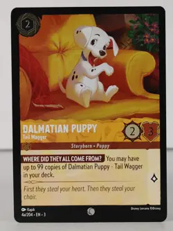 Dalmation Puppy - Tail Wagger - FOIL - Into the Inklands - LORCANA 4a/204 U Pick - Image 3