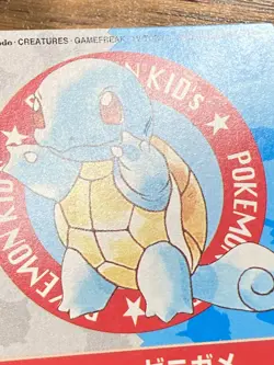 Pokemon Kids' Mini Card Squirtle Nintendo Bandai Pocket Monsters 1998 Japan - Image 3