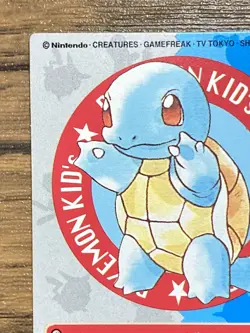 Pokemon Kids' Mini Card Squirtle Nintendo Bandai Pocket Monsters 1998 Japan - Image 4