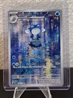 Poliwhirl 176/165 Scarlet Violet-151 Illustration Rare Pokemon TCG Card - Image 1