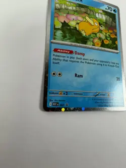 Psyduck Promo 007 Pokemon Card Holo Mega Evolution Set Damp Ability - Image 3