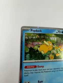 Psyduck Promo 007 Pokemon Card Holo Mega Evolution Set Damp Ability - Image 5
