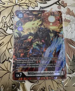 Digimon Card Game Millenniummon BT2-083 SR 1-Year Anniversary Promo - Image 1