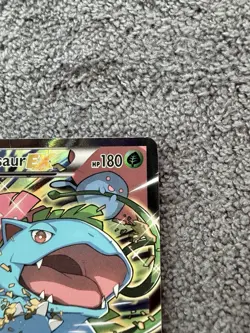 MP/LP Venusaur EX XY123 XY Holo Full Art Black Star Promo Pokemon Card - Image 5