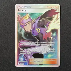 Morty 212/214 Lost Thunder Full Art Pokemon Card - Image 2