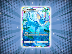 Vaporeon #72 Eevee Grove | Pokemon TCG Pocket Holographic Trading Card - Image 1