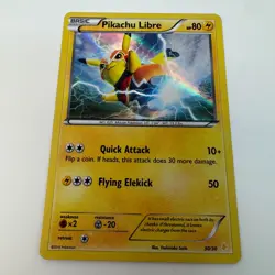Pokemon TCG Pikachu Libre Suicine Trainer Kit Holo Card 30/30 MP/HP - Image 1
