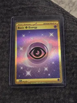 Basic Psychic Energy Scarlet & Violet 151 Card 207/165 Gold NM Pack Fresh - Image 1