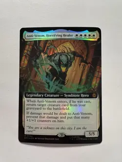 Anti-Venom, Horrifying Healer - FOIL EXTENDED ART - MTG Marvel's Spider-Man - NM - Image 1