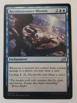 1x Reconnaissance Mission FOIL Ikoria MTG Magic the Gathering NM - Image 1