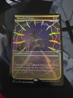 MTG Ghostly Prison Foil Borderless Secret Lair - Image 1