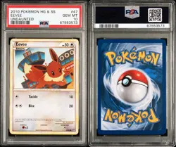 PSA 10 - EEVEE - POKEMON HEARTGOLD & SOULSILVER UNDAUNTED - 47/90 - LOW POP 14 - Image 1