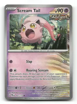 Scream Tail (Master Ball Pattern) 042/131 - Prismatic Evolutions - Pokemon NM/M - Image 1