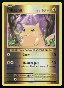Pikachu 35/108 Evolutions EVO Common Reverse Holo Pokemon LP - Image 1