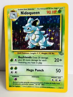 Pokemon TCG Nidoqueen Jungle 7/64 Holo Unlimited Rare - Image 2