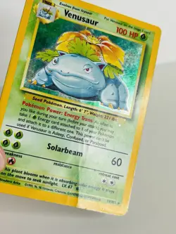 Pokemon TCG Venusaur Base Set 15/102 Holo Unlimited Holo Rare - Image 2