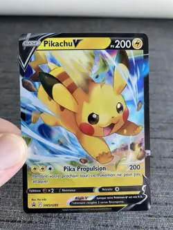 Carte Pokemon Pikachu V SWSH285 PROMO Epee Et Bouclier Francais - Image 3