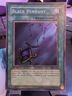 YuGiOh! Black Pendant MRL-003 Super Rare 1st Edition - Image 1