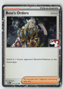 Boss's Orders - 114/132 - Prize Pack Series Cards Holo - PTCG - LP - Image 1