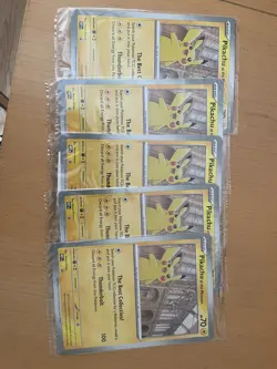Pokemon Pikachu At The Museum x Natural History London Jumbo Card - Sealed x5 - Image 1