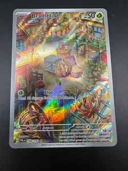 Bramblin 198/193 Illustration Rare Holo Pokemon Card Paldea Evolved 2023 - Image 1
