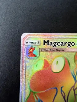 Pokemon Magcargo GX SM-Lost Thunder 218/214 Secret Rare Full Art Holo Card MINT! - Image 3