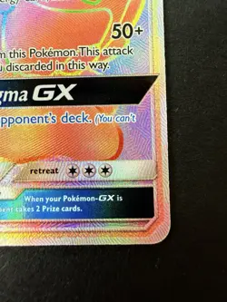Pokemon Magcargo GX SM-Lost Thunder 218/214 Secret Rare Full Art Holo Card MINT! - Image 5