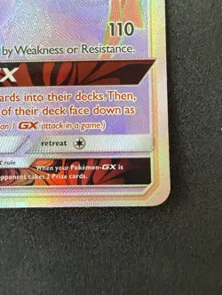 Pokemon Card Naganadel GX 134/131 SM Forbidden Light Secret Rare Near Mint - Image 3