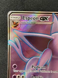 Pokemon TCG Espeon GX Full Art Ultra Rare Card Sun & Moon 140/149 - Image 5