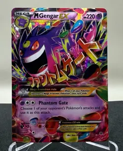 Pokemon TCG M Gengar EX Phantom Forces Card 35/119 2014 LP - Image 2