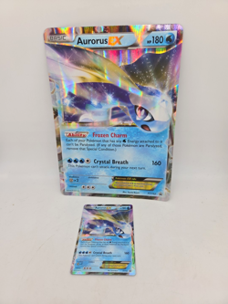 Aurorus EX XY102 Holo Promo Pokemon TCG & bonus Mega Card - Image 1