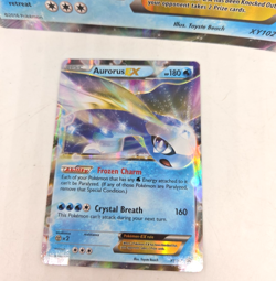 Aurorus EX XY102 Holo Promo Pokemon TCG & bonus Mega Card - Image 3