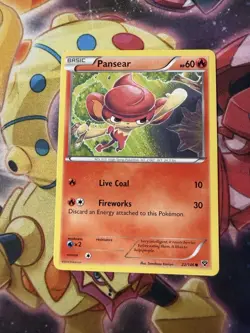 Pansear 22/146 - XY Base Set Pokemon Card - Tomokazu Komiya Art - Image 1