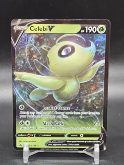 Celcbi V 007/198 Holo Rare Chilling Reign Pokemon Card TCG Sword & Shield - Image 1