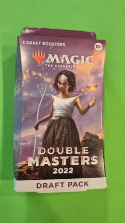 SEALED Double Masters 2022: 3-Booster Draft Pack - MTG - New - 2X2 - Magic 195166196435 - Image 1