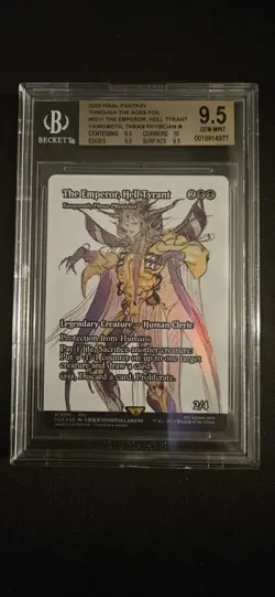 The Emperor, Hell Tyrant - Yawgmoth, Thran Physician Foil Final Fantasy BGS 9.5 - Image 1